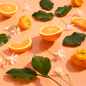 Orange Flower + Power Recyclable Tin Candle